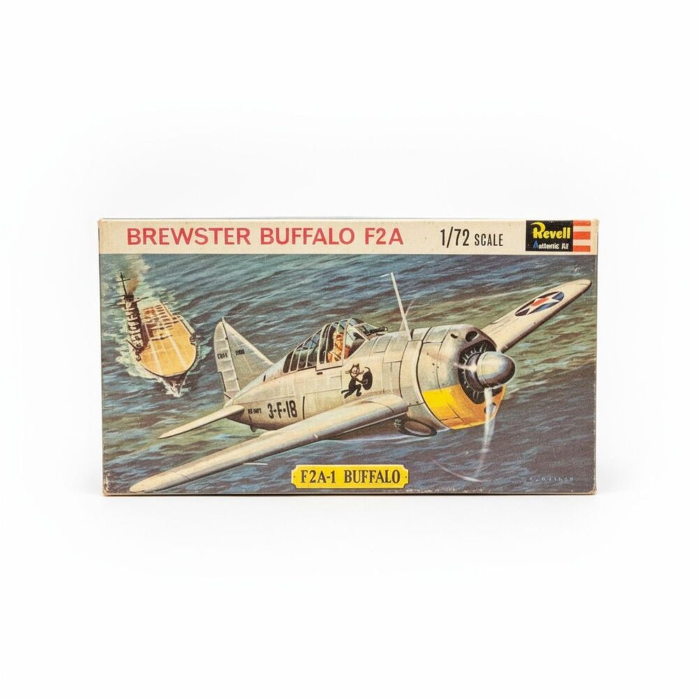 Brewster Buffalo F2A Model Plane by Revell -- ITEM #3353